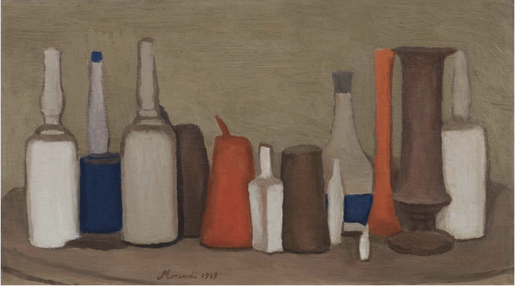 peinture nature morte Morandi